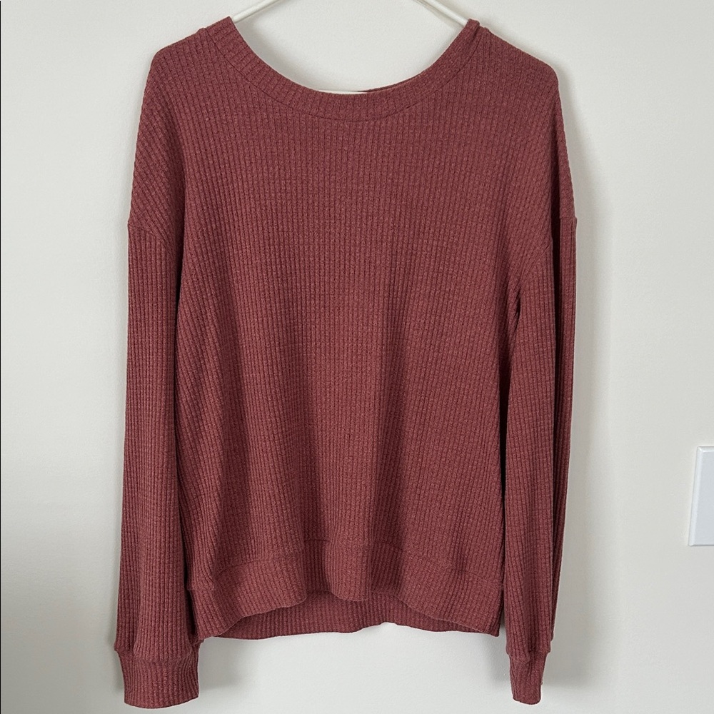 Ribbed Knit Sweater